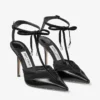 Afia Mesh 100 Zwarte Spazzolato en gerimpelde tule pumps Afia Mesh 100 Zwarte Spazzolato en gerimpelde tule pumps