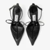 Afia Mesh 100 Zwarte Spazzolato en gerimpelde tule pumps Afia Mesh 100 Zwarte Spazzolato en gerimpelde tule pumps