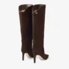 Alizze Knee Boot 85 Chocoladebruine suède kniehoge laarzen Alizze Knee Boot 85 Chocoladebruine suède kniehoge laarzen