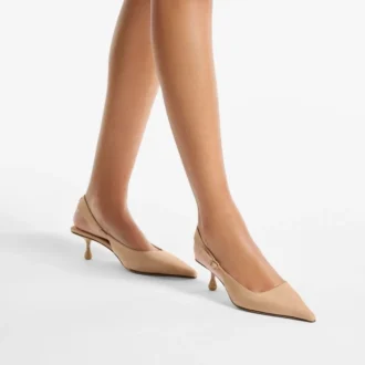 Amel 50 Chai suède slingbacks