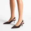 Amel 50 chocoladebruine suède pumps Amel 50 chocoladebruine suède pumps