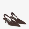Amel 50 chocoladebruine suède pumps Amel 50 chocoladebruine suède pumps