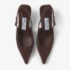 Amel 50 chocoladebruine suède pumps Amel 50 chocoladebruine suède pumps