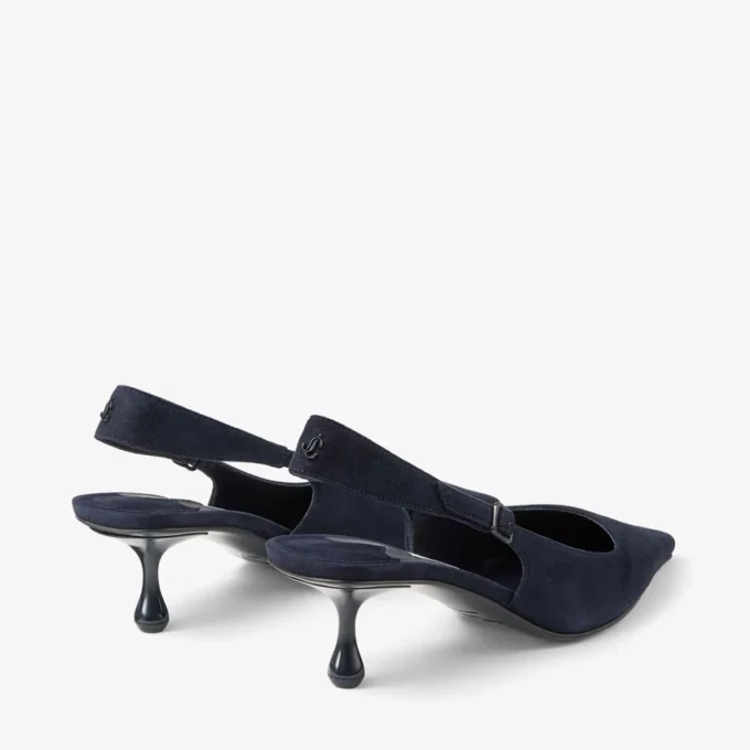 Amel 50 Marine suède slingbacks Amel 50 Marine suède slingbacks