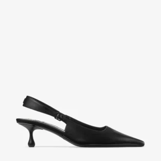 Amel 50 Zwarte Nappaleren Slingback Pumps
