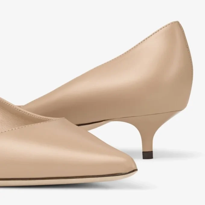 Amelia 35 Chai kalfsleren pumps Amelia 35 Chai kalfsleren pumps