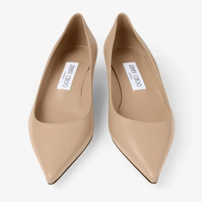 Amelia 35 Chai kalfsleren pumps Amelia 35 Chai kalfsleren pumps