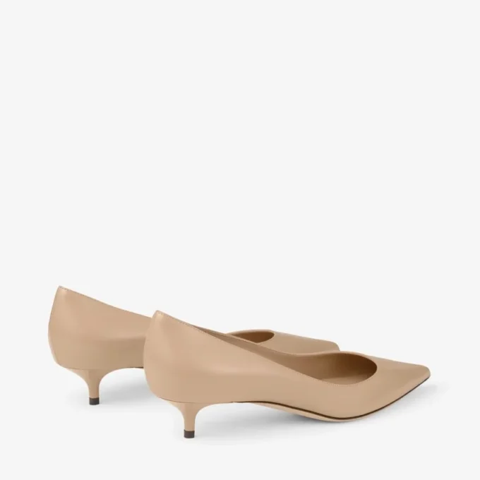 Amelia 35 Chai kalfsleren pumps Amelia 35 Chai kalfsleren pumps