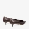 Amelia 35 chocoladebruine kalfsleren pumps Amelia 35 chocoladebruine kalfsleren pumps