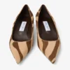 Amelia 35 Chocoladebruine Pumps van Ponyleer met Zebraprint Amelia 35 Chocoladebruine Pumps van Ponyleer met Zebraprint