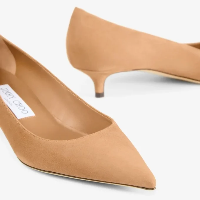 Amelia 35 Toffee suède pumps Amelia 35 Toffee suède pumps