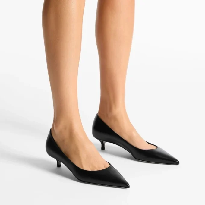 Amelia 35 zwarte pumps van kalfsleer Amelia 35 zwarte pumps van kalfsleer