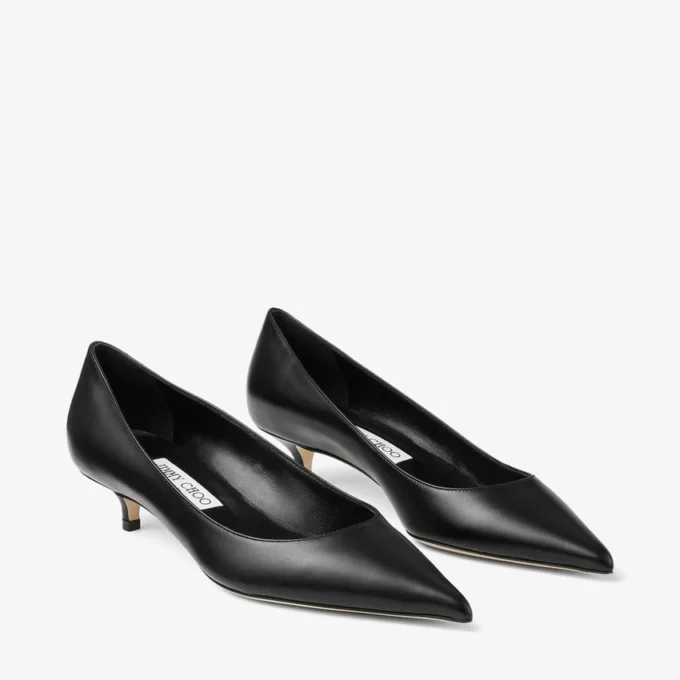 Amelia 35 zwarte pumps van kalfsleer Amelia 35 zwarte pumps van kalfsleer
