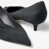 Amelia grafietkleurige suède pumps Amelia grafietkleurige suède pumps