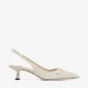 Amita 45 Slingbacks van natuurlijk fijn raffia Amita 45 Slingbacks van natuurlijk fijn raffia