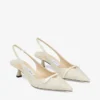 Amita 45 Slingbacks van natuurlijk fijn raffia Amita 45 Slingbacks van natuurlijk fijn raffia