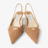 Amita 45 Toffee suède slingbacks Amita 45 Toffee suède slingbacks