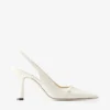 Amita 85 Latte lakleren slingbacks Amita 85 Latte lakleren slingbacks