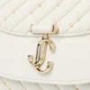 Avenue Curve Clutch Latte gewatteerde nappalederen clutch Avenue Curve Clutch Latte gewatteerde nappalederen clutch