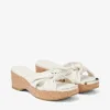 Avenue Wedge 50 Latte Nappalederen muiltjes met sleehak