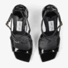 Azia 110 zwarte lakleren sandalen