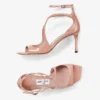 Azia 75 balletroze lakleren sandalen