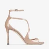 Azia 95 balletroze lakleren sandalen