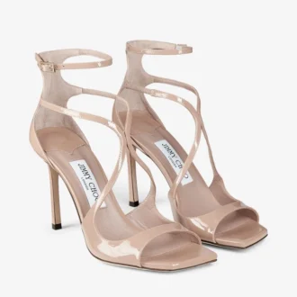 Azia 95 balletroze lakleren sandalen