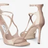 Azia 95 balletroze lakleren sandalen
