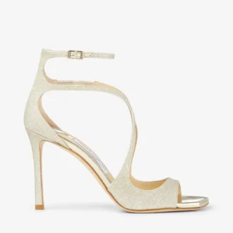 Azia 95 Platinum Ice Dusty Glitter sandalen