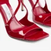 Azia 95 Ruby Red lakleren sandalen