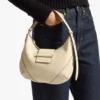 Bar Hobo Small Buttermilk Biker leren schoudertas
