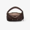 Bar Hobo Small Chocoladebruine Biker-leren schoudertas