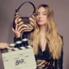 Bar Hobo Small Natuurlijke schoudertas van ponyleer met zebraprint Bar Hobo Small Natuurlijke schoudertas van ponyleer met zebraprint