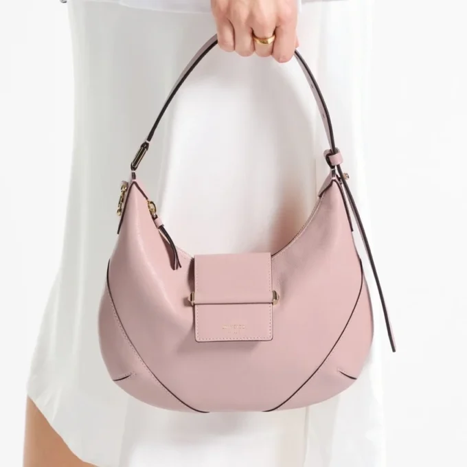 Bar Hobo Small Rose Biker leren schoudertas Bar Hobo Small Rose Biker leren schoudertas
