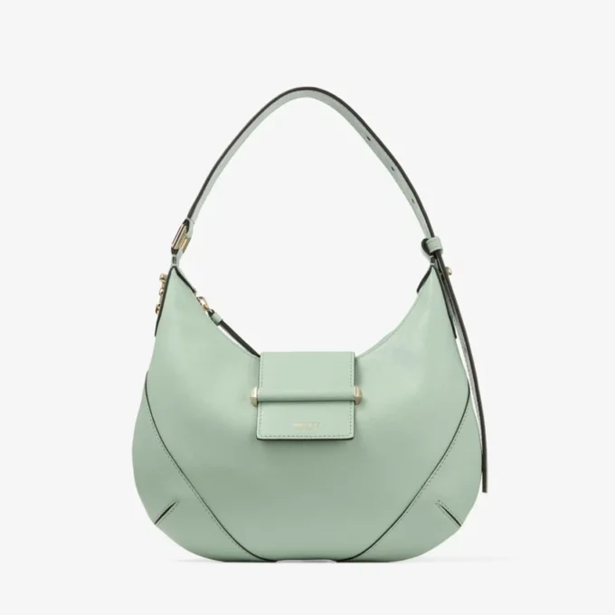 Bar Hobo Small Verde Biker leren schoudertas Bar Hobo Small Verde Biker leren schoudertas