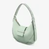 Bar Hobo Small Verde Biker leren schoudertas Bar Hobo Small Verde Biker leren schoudertas