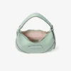 Bar Hobo Small Verde Biker leren schoudertas Bar Hobo Small Verde Biker leren schoudertas