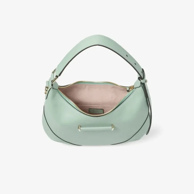 Bar Hobo Small Verde Biker leren schoudertas Bar Hobo Small Verde Biker leren schoudertas
