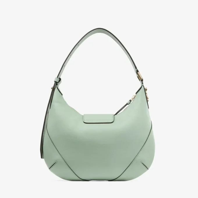 Bar Hobo Small Verde Biker leren schoudertas Bar Hobo Small Verde Biker leren schoudertas