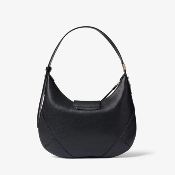 Bar Hobo Small Zwarte Biker-leren schoudertas Bar Hobo Small Zwarte Biker-leren schoudertas