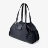 Bar Holdall Grote reistas van marien nylon met afwerking van glad kalfsleer