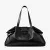 Bar Holdall Grote zwarte Biker leren reistas Bar Holdall Grote zwarte Biker leren reistas