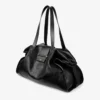 Bar Holdall Grote zwarte Biker leren reistas Bar Holdall Grote zwarte Biker leren reistas