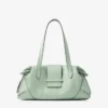 Bar Holdall Medium Verde Biker leren reistas