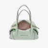 Bar Holdall Medium Verde Biker leren reistas