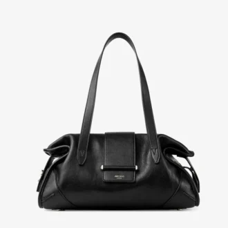 Bar Holdall Medium Zwarte Biker-leren reistas