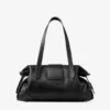 Bar Holdall Medium Zwarte Biker-leren reistas Bar Holdall Medium Zwarte Biker-leren reistas