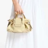 Bar Holdall Small Buttermilk Biker Leather Holdall Bag Bar Holdall Small Buttermilk Biker Leather Holdall Bag