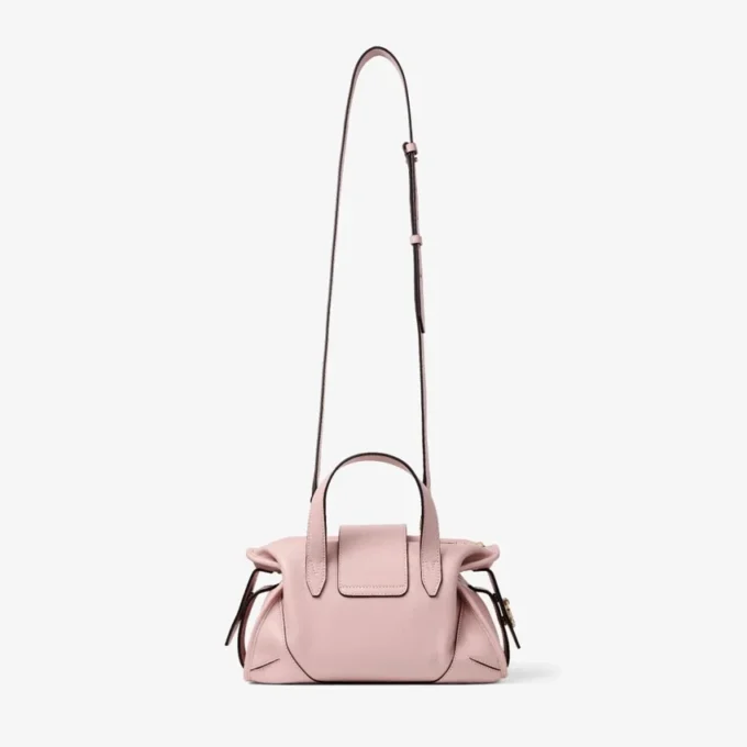 Bar Holdall Small Rose Biker leren reistas Bar Holdall Small Rose Biker leren reistas